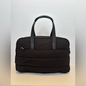 The Quilted Everywhere Bag in Jet Black